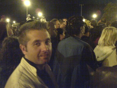 Russell at Obama Rally