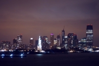 Statue of Liberty and Manhattan skyline